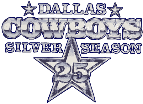 Dallas Cowboys 1984 Anniversary Logo iron on paper